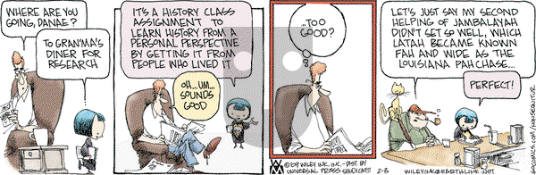 Non Sequitur on Tuesday February 3, 2009 Comic Strip