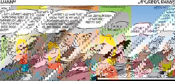 Luann on Sunday August 24, 2003 Comic Strip