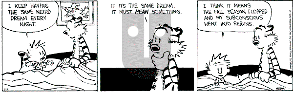 Calvin and Hobbes - Saturday November 11, 1995 Comic Strip