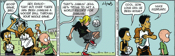 Cleats on Monday June 23, 2003 Comic Strip