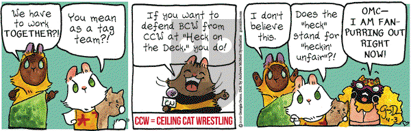 Breaking Cat News on Wednesday April 3, 2019 Comic Strip