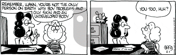Luann on Wednesday June 1, 1988 Comic Strip