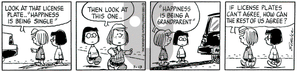 Peanuts on Monday September 18, 1989 Comic Strip