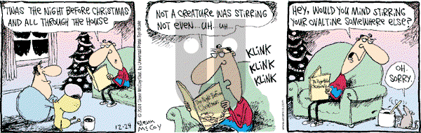 The Duplex on Monday December 24, 2001 Comic Strip