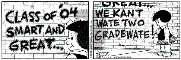 Nancy on Monday August 2, 2004 Comic Strip