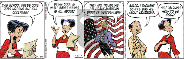 Baldo on Tuesday August 21, 2001 Comic Strip