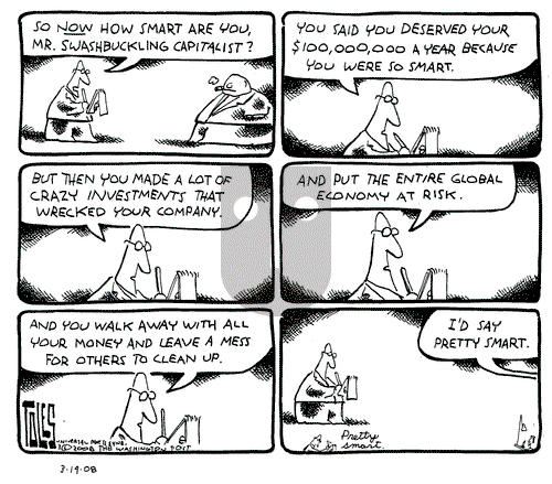 Tom Toles on Wednesday March 19, 2008 Comic Strip