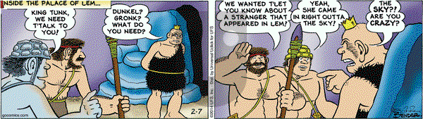 Alley Oop on Friday February 7, 2014 Comic Strip