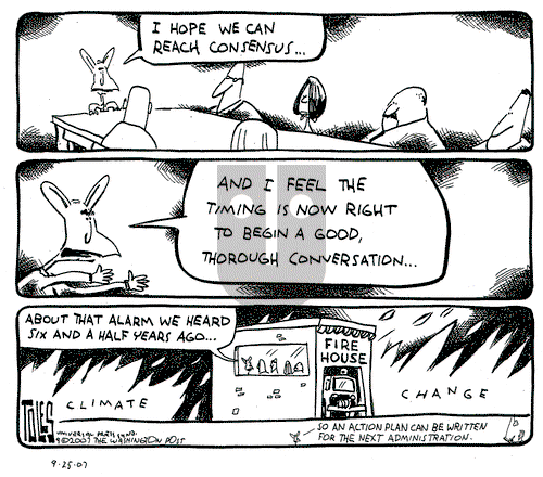 Tom Toles on Tuesday September 25, 2007 Comic Strip