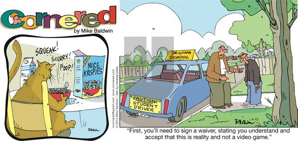 Cornered on Sunday April 12, 2015 Comic Strip