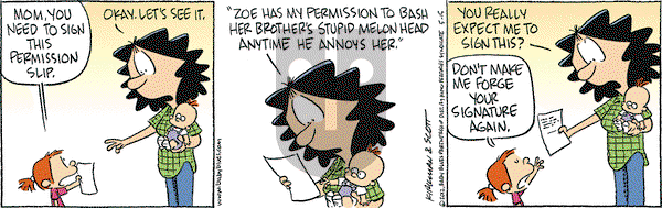 Baby Blues on Tuesday May 15, 2012 Comic Strip