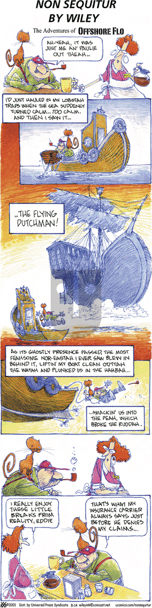 Non Sequitur on Sunday August 14, 2005 Comic Strip