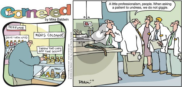Cornered on Sunday April 19, 2009 Comic Strip