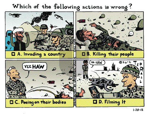 Ted Rall on Friday January 20, 2012 Comic Strip