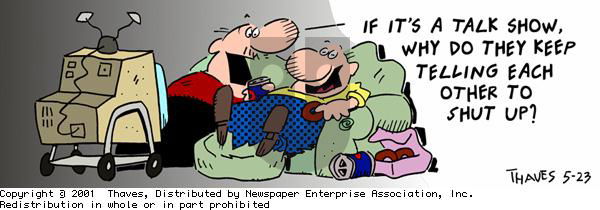 Frank and Ernest - Wednesday May 23, 2001 Comic Strip