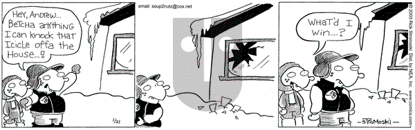 Soup to Nutz - Old on Tuesday January 21, 2003 Comic Strip
