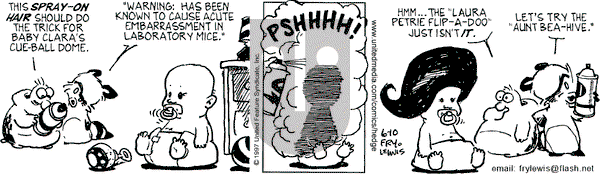 Over the Hedge on Tuesday June 10, 1997 Comic Strip