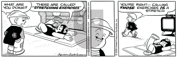 Nancy on Thursday March 30, 2006 Comic Strip