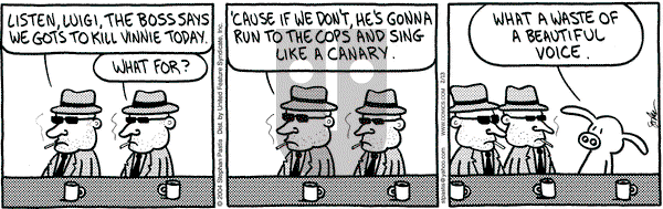 Pearls Before Swine on Friday February 13, 2004 Comic Strip