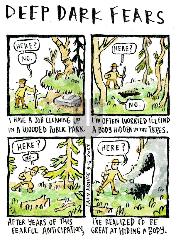 Deep Dark Fears on Thursday February 13, 2025 Comic Strip