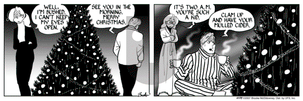 9 Chickweed Lane on Monday December 24, 2007 Comic Strip