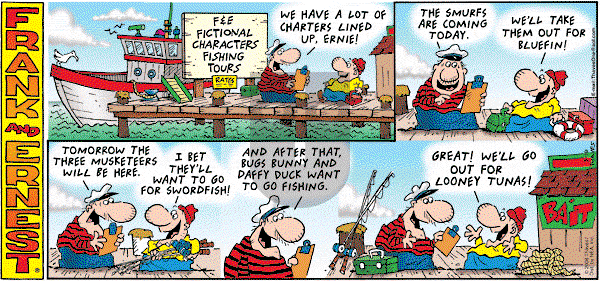 Frank and Ernest on Sunday March 16, 2008 Comic Strip