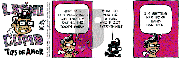 La Cucaracha on Wednesday February 14, 2018 Comic Strip