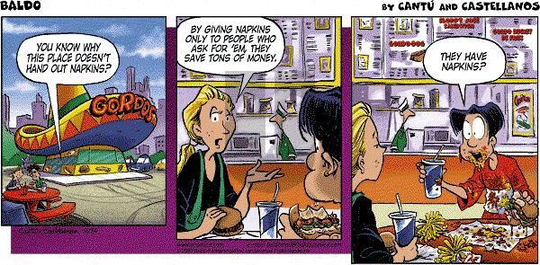 Baldo - Sunday September 14, 2003 Comic Strip
