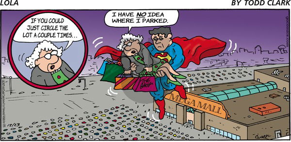 Lola on Sunday December 23, 2012 Comic Strip
