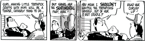 Rose is Rose on Saturday March 25, 1989 Comic Strip