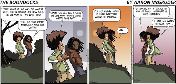 The Boondocks on Tuesday July 5, 2005 Comic Strip