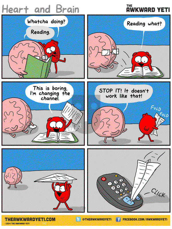 The Awkward Yeti - Tuesday September 1, 2015 Comic Strip