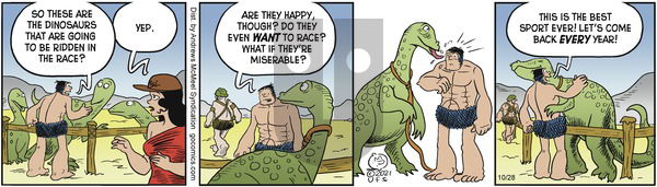 Alley Oop - Thursday October 28, 2021 Comic Strip