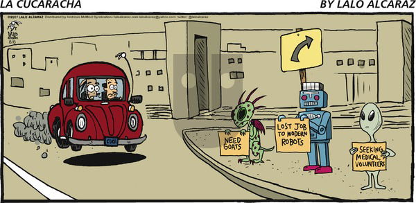La Cucaracha on Sunday August 6, 2017 Comic Strip