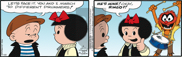 Nancy on Monday January 22, 2018 Comic Strip