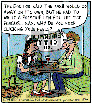The Argyle Sweater - Monday September 13, 2021 Comic Strip