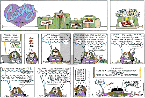 Cathy Classics - Sunday June 25, 2006 Comic Strip