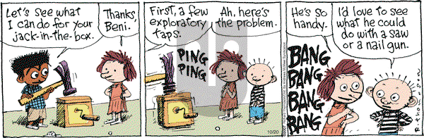 Cul de Sac on Friday October 20, 2017 Comic Strip