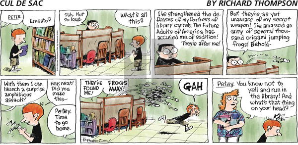 Cul de Sac on Sunday August 14, 2016 Comic Strip