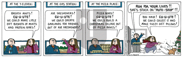Cathy Classics - Monday December 14, 2009 Comic Strip