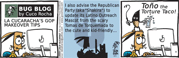 La Cucaracha on Friday June 5, 2009 Comic Strip