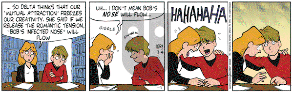 Luann on Tuesday March 4, 2003 Comic Strip