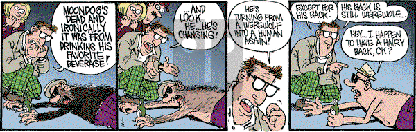 Monty on Saturday April 2, 2016 Comic Strip