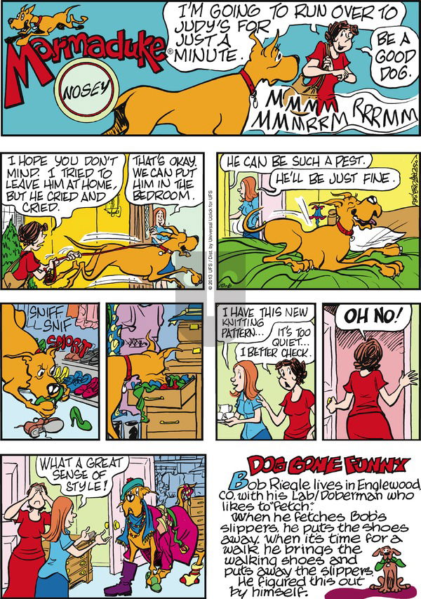 Marmaduke on Sunday October 6, 2013 Comic Strip