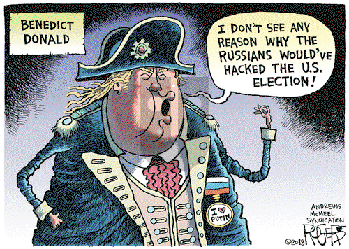 Rob Rogers on Wednesday July 18, 2018 Comic Strip