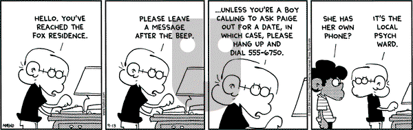FoxTrot on Monday September 13, 2004 Comic Strip