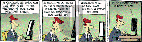 The Buckets on Monday February 5, 2018 Comic Strip