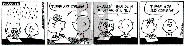Peanuts on Thursday February 19, 1976 Comic Strip