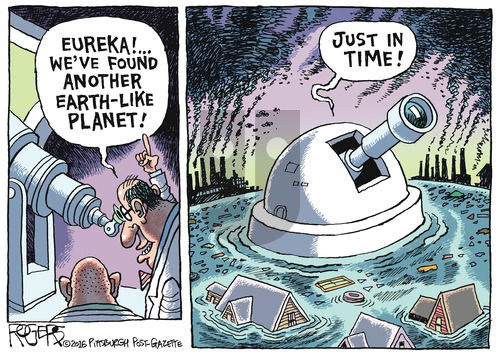 Rob Rogers on Sunday August 28, 2016 Comic Strip