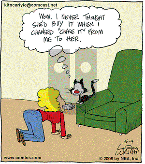 Kit 'N' Carlyle on Monday May 4, 2009 Comic Strip